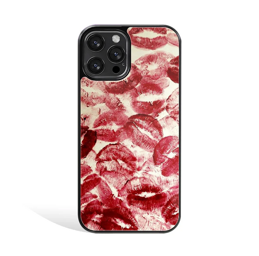 Lip Glam Phone Cover | Glass Case