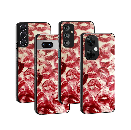 Lip Glam Phone Cover | Glass Case